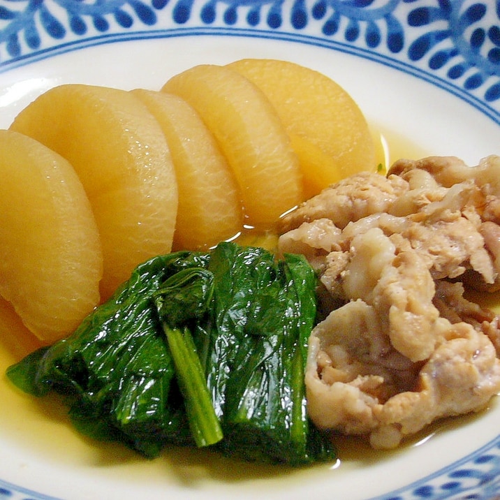 味がしみ込んで美味しい!「大根と豚肉の柔らか煮♬」